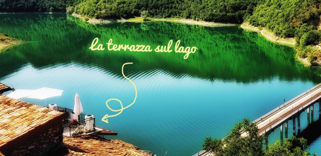 La Terrazza Sul Lago Turano Castel di Tora Εξωτερικό φωτογραφία