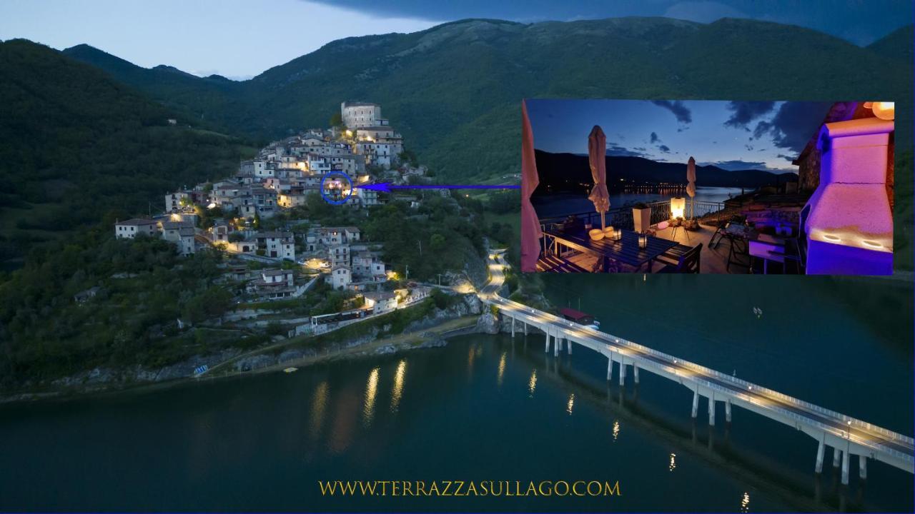 La Terrazza Sul Lago Turano Castel di Tora Εξωτερικό φωτογραφία